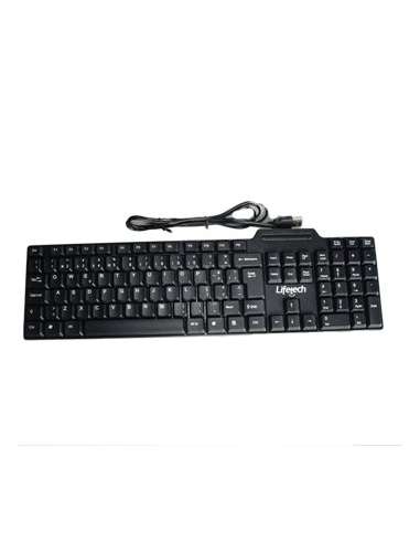 Teclado Basic Fit Preto USB LTLFKEY032