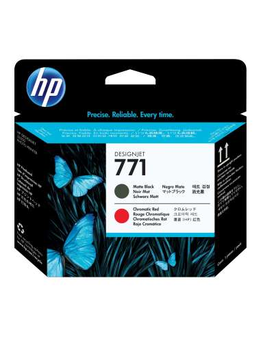 CE017A HP 771 - Preto opaco, vermelho...