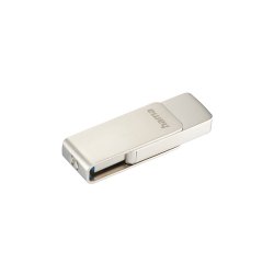 Pen Drive USB-A 3.0 128GB Hama Rotate Pro Prata HAM182486