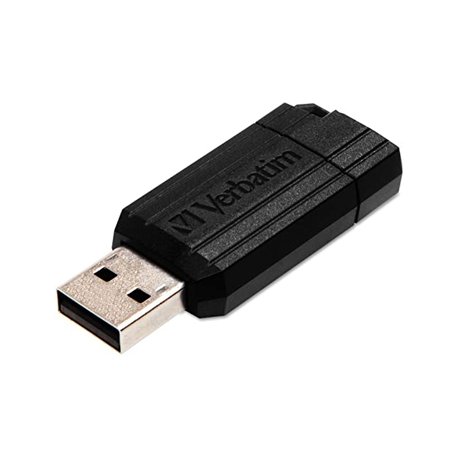 Pen Drive USB-A 2.0 32GB VERBATIM PINSTRIPE Preto VER49064