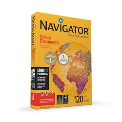 Papel 120gr Fotocopia A4 Navigator Colour Documents 1x250Fls 1801055