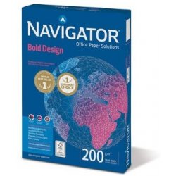 Papel 200gr Fotocopia A4 Navigator Bold Design 1x150Fls 1801143