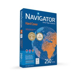 Papel 250gr Fotocopia A4 Navigator Hard Cover 1x125Fls 1801144