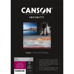 Papel 270gr A3 Canson Infinity PhotoSatin Premium RC -25Fl 1236231010