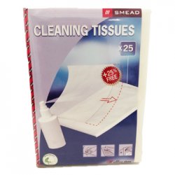 Panos Limpeza Equip (Smead Cleaning Tissues) 25x14cm-25un SME00320353