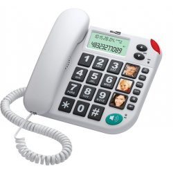 Telefone Fixo Maxcom KXT480 Branco KXT480White