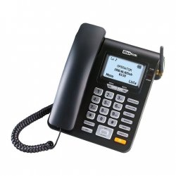 Telefone Secretária Maxcom  Comfort MM28D Single SIM 2G Preto MM28DBlack