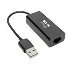 EATON TrippLite USB2.0 Ethernet NIC Adapter-10/100Mbps,RJ45,Black U236-000-R