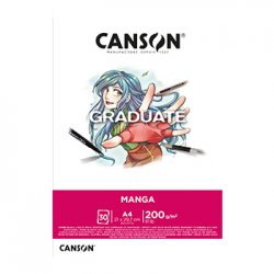 Bloco Canson Graduate Manga A4 200g 30Fls 10850P030