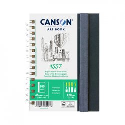 Caderno Canson Artbook 1557 A5 120g 100Fls 10800L008