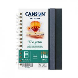 Caderno Canson Artbook C à Grain A5 180g 100Fls 10800L009