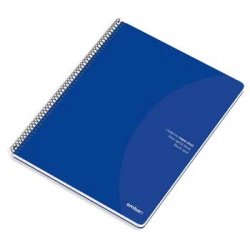 Caderno Espiral A4 Pautado Ambar Azul 80Fls 1un 17350110