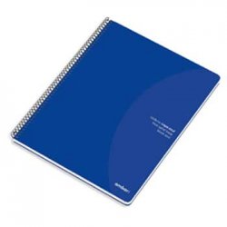 Caderno Espiral A4 Quadriculado Ambar Azul 80Fls 1un 17350210