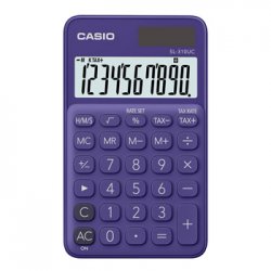 Calculadora de Bolso Casio SL310UCPL Roxo 10 Digitos CAS-SL310UCPL