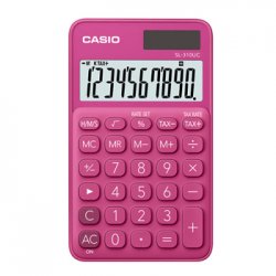 Calculadora de Bolso Casio SL310UCRD Vermelho 10 Digitos CAS-SL310UCRD