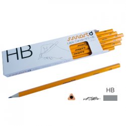 Lápis Carvão Nº2-HB Triangular SmartD Cx 12un SMD803