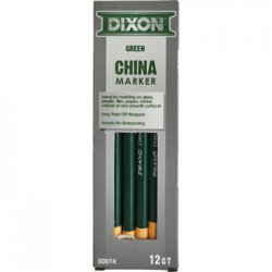 Lápis Dermatográfico Dixon Marker Verde Cx 12un 160163318