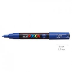 Marcador Uniball Posca PC-1M 0,7mm Azul (33) 1un 1293154/UN