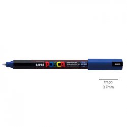 Marcador Uniball Posca PC-1MR 0,7mm Azul (33) 1un 1293128/UN
