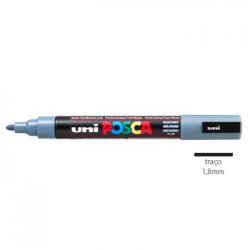 Marcador Uniball Posca PC-5M 1,8mm Cinza Slate (61) 1un 1293101/UN