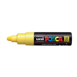Marcador Uniball Posca PC-7M 4,5mm Amarelo (2) 1un 1293281/UN