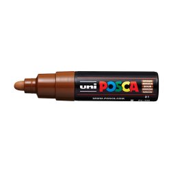 Marcador Uniball Posca PC-7M 4,5mm Castanho (21) 1un 1293286/UN