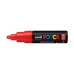 Marcador Uniball Posca PC-7M 4,5mm Vermelho (15) 1un 1293294/UN