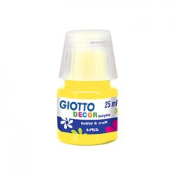 Guache Decor Acrílico Amarelo Giotto 25ml 160538102