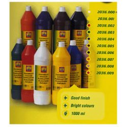 Tinta Preta para Pintura 1 Litro - FingerPaint SES20306-006