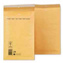 Envelope Almofadado 120x215mm Kraft Nº00 2/B 1un 16122830002