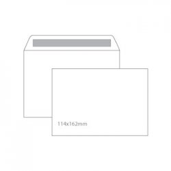 Envelopes 114x162mm C6 Branco 090gr Autodex 500un 16128219