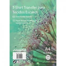 Papel Transfer T-Shirt InkJet A4 Tecidos Escuros 4232 10 Fls 1811245