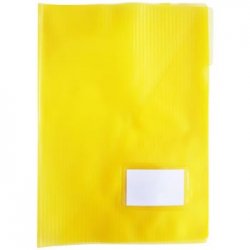 Classificador Plastico c/Bolsa int,Visor,Etiq Amarelo-1un 1101021AM