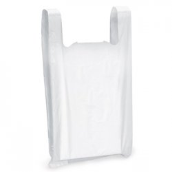 Sacos Plástico Alças 45x55cm Branco Pack 5Kg 6701083