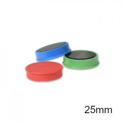 Magnetos 25mm Cores Sortidas Pack 10un (kf02643) 17936231