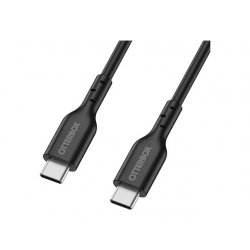 OtterBox - Cabo USB - 24 pin USB-C (M) para 24 pin USB-C (M) - USB 2.0 - 3 A - 2 m - preto 78-81357