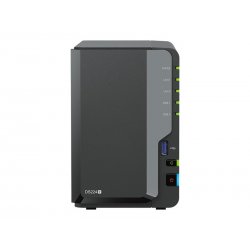Synology Disk Station DS224+ - Servidor NAS - RAID (expansão de disco rígido) RAID 0, 1, JBOD - RAM 2 GB - Gigabit Ethernet - i