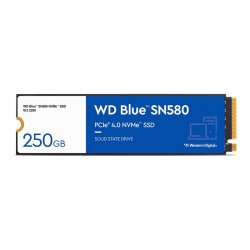 WD Blue SN580 - SSD - 250 GB - interna - M.2 2280 - PCIe 4.0 x4 (NVMe) WDS250G3B0E