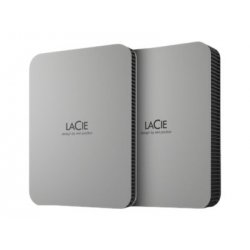 LaCie Mobile Drive STLP1000400 - Disco rígido - 1 TB - externa (portátil) - USB 3.2 Gen 1 (USB C conector) - cinzento escovado 