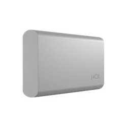LaCie Portable SSD STKS1000400 - SSD - 1 TB - externa (portátil) - USB (USB C conector) - cinzento escovado - com Seagate Rescu