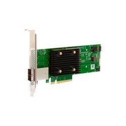 Broadcom HBA 9500-8e Tri-Mode - Controlador de memória - 8 Canal - SATA 6Gb/s / SAS 12Gb/s / PCIe 4.0 (NVMe) - PCIe 4.0 x8 05-5