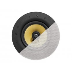 VISION Professional Pair 6.5" Ceiling Speakers - LIFETIME WARRANTY - 60 Watt power handling - 2-way - magnetic grille - Kevlar 