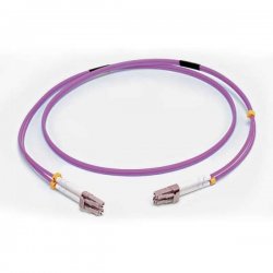 C2G 2m LC/LC OM4 LSZH Fibre Patch - Purple - Cabo patch - multi-modo LC (M) para multi-modo LC (M) - 2 m - fibra óptica - duple