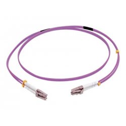 C2G 3m LC/LC OM4 LSZH Fibre Patch - Purple - Cabo patch - multi-modo LC (M) para multi-modo LC (M) - 3 m - fibra óptica - duple