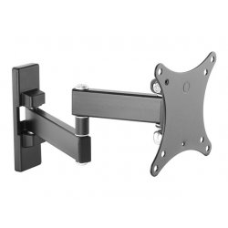 VISION Monitor Wall Arm Mount - LIFETIME WARRANTY - fits display 13-27" with VESA sizes 75 x 75, 100 x 100 - sturdy cold-rolled