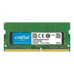 Crucial - DDR4 - módulo - 8 GB - SO DIMM 260-pinos - 2666 MHz / PC4-21300 - CL17 - 1.2 V - unbuffered - sem ECC CT8G4S266M