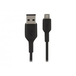 Belkin BOOST CHARGE - Cabo USB - Micro USB Tipo B (M) para USB (M) - 1 m - preto CAB005BT1MBK