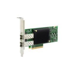 HPE SN1610E - Adaptador de bus de host - PCIe 4.0 - 32Gb Fibre Channel SFP+ x 2 - para ProLiant DL325 Gen10, DL345 Gen10, DL360