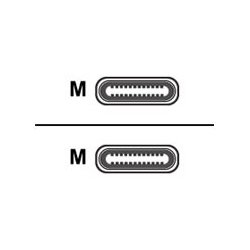 Huddly - Cabo USB - 24 pin USB-C (M) para 24 pin USB-C (M) - USB 3.0 - 60 cm 7090043790337