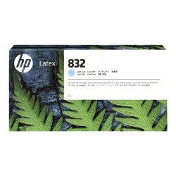 HP 832 - 1 L - azul cyan claro - original - Latex - tinteiro - para Latex 700, 700 W 4UV79A